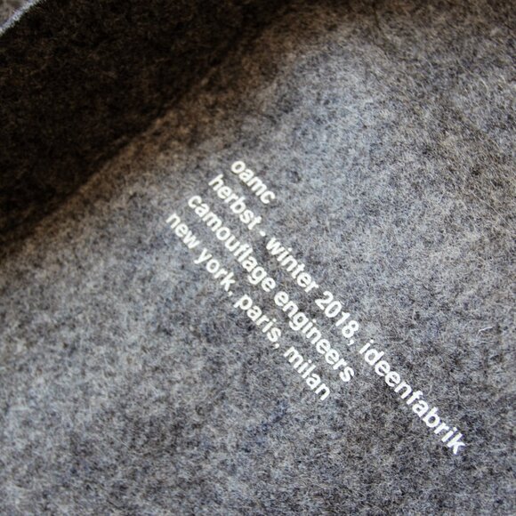 AW18 OAMC KUNSTHALLE FELT OVERSHIRT JACKET L - Picture 9 of 16